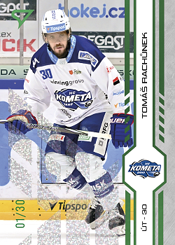 Tomas Rachunek Kometa Brno Tipsport ELH 2024/25 SportZoo 2. serie Green Glitter /30 #294
